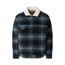 LEVIS TYPE 3 EXT SHERPA TRUCKER JACKET ΜΠΟΥΦΑΝ ΑΝΔΡΙΚΟ BLUE/BLACK