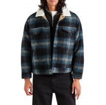 LEVIS TYPE 3 EXT SHERPA TRUCKER JACKET ΜΠΟΥΦΑΝ ΑΝΔΡΙΚΟ BLUE/BLACK