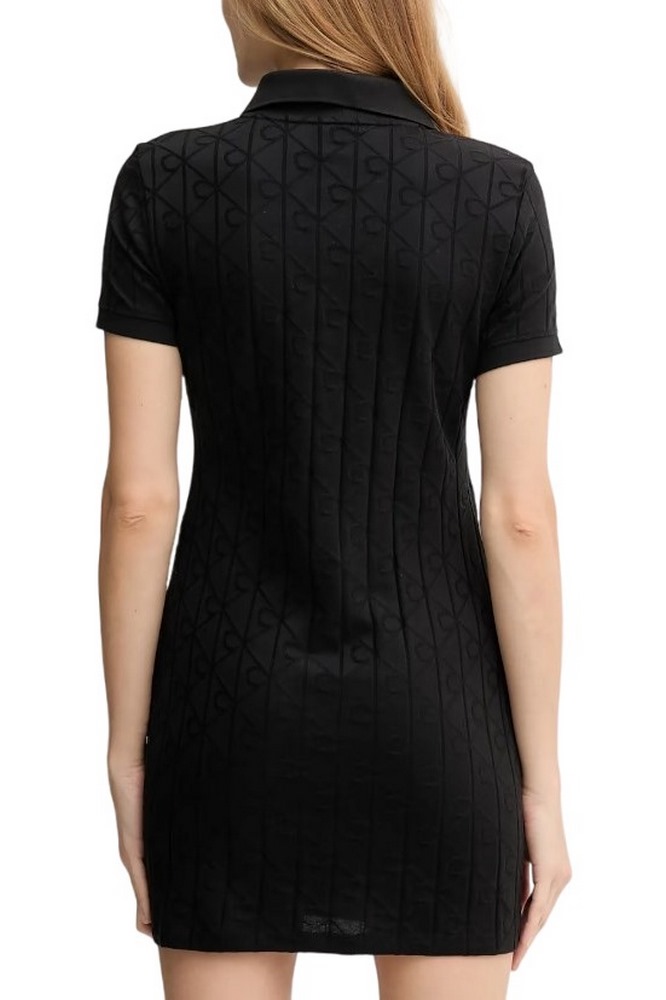 CALVIN KLEIN JEANS AOP JACQUARD MINI DRESS ΦΟΡΕΜΑ ΓΥΝΑΙΚΕΙΟ BLACK