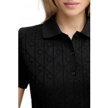 CALVIN KLEIN JEANS AOP JACQUARD MINI DRESS ΦΟΡΕΜΑ ΓΥΝΑΙΚΕΙΟ BLACK