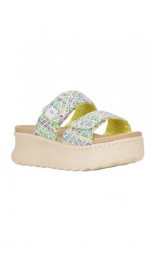 HEY DUDE DELRAY SLIDE SURF BAJA 43210 ΠΑΝΤΟΦΛΑ ΓΥΝΑΙΚΕΙΑ MULTI
