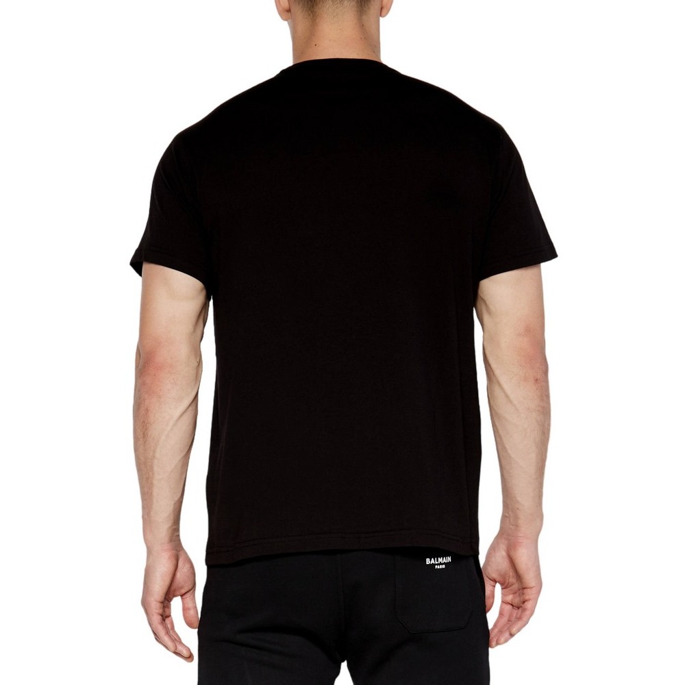 VERSACE JEANS COUTURE CHAIN VEMBL RUBB 77GAHT03CJ00T T-SHIRT ΜΠΛΟΥΖΑ ΑΝΔΡΙΚΗ BLACK