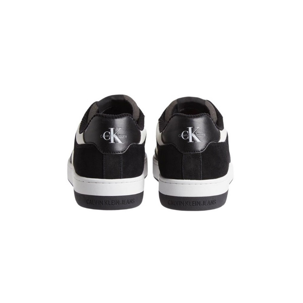 CALVIN KLEIN JEANS BASKET CUPSOLE LOW LACE COR ΠΑΠΟΥΤΣΙ ΑΝΔΡΙΚΟ BLACK/WHITE