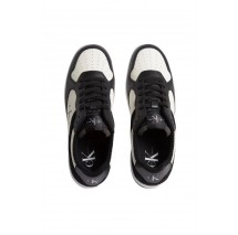 CALVIN KLEIN JEANS BASKET CUPSOLE LOW LACE COR ΠΑΠΟΥΤΣΙ ΑΝΔΡΙΚΟ BLACK/WHITE