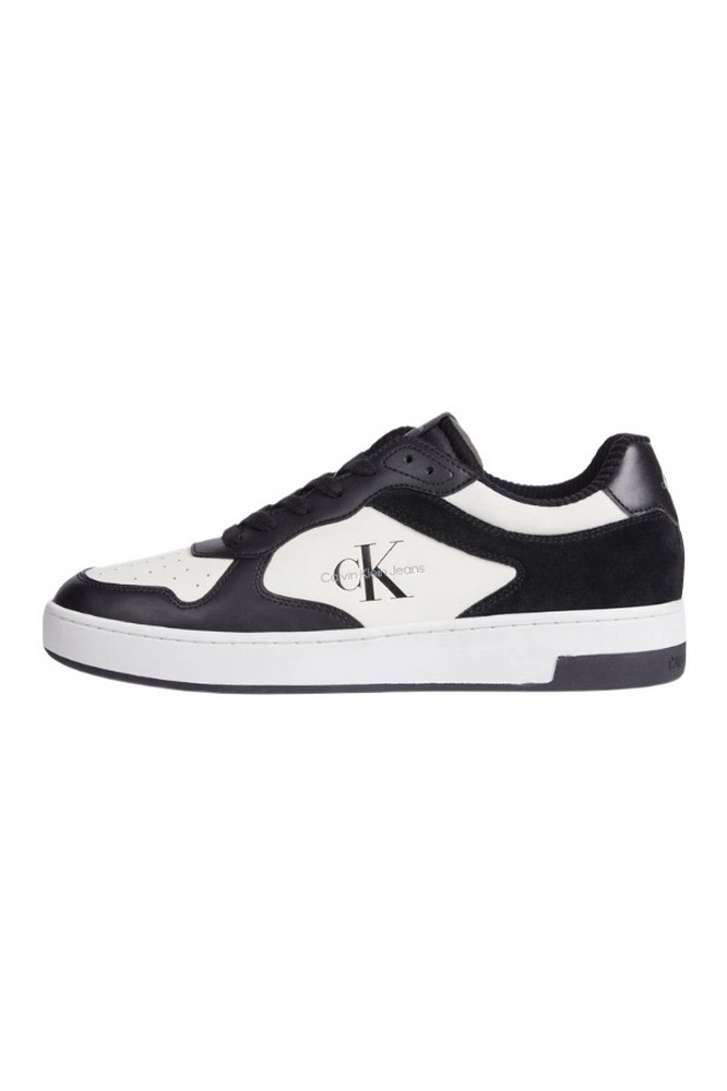 CALVIN KLEIN JEANS BASKET CUPSOLE LOW LACE COR ΠΑΠΟΥΤΣΙ ΑΝΔΡΙΚΟ BLACK/WHITE