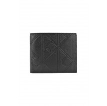 CALVIN KLEIN XL EMBLEM AOP EMBOSS BILLFOLD ΠΟΡΤΟΦΟΛΙ ΑΝΔΡΙΚΟ BLACK