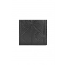 CALVIN KLEIN XL EMBLEM AOP EMBOSS BILLFOLD ΠΟΡΤΟΦΟΛΙ ΑΝΔΡΙΚΟ BLACK