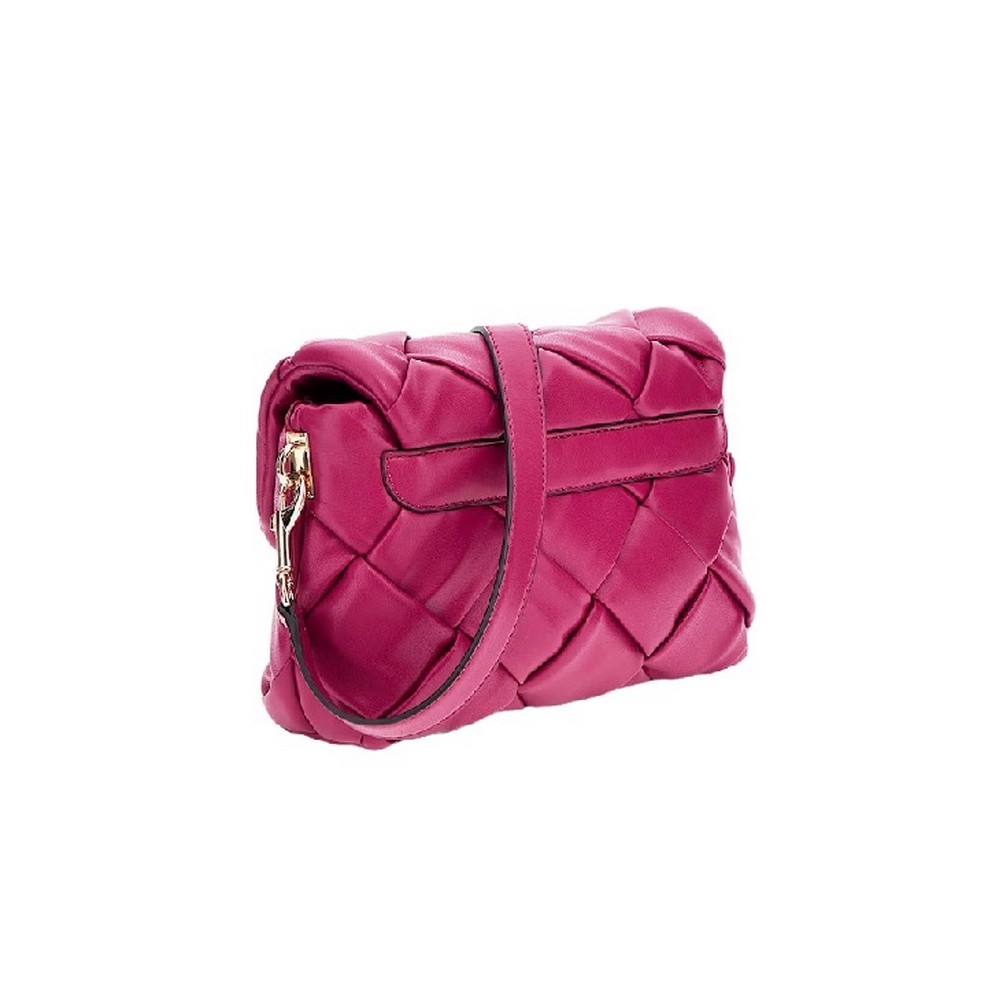 GUESS ZAINA FLAP SHOULDER ΤΣΑΝΤΑ ΓΥΝΑΙΚΕΙΑ PLUM GUESS ZAINA FLAP SHOULDER ΤΣΑΝΤΑ ΓΥΝΑΙΚΕΙΑ PLUM