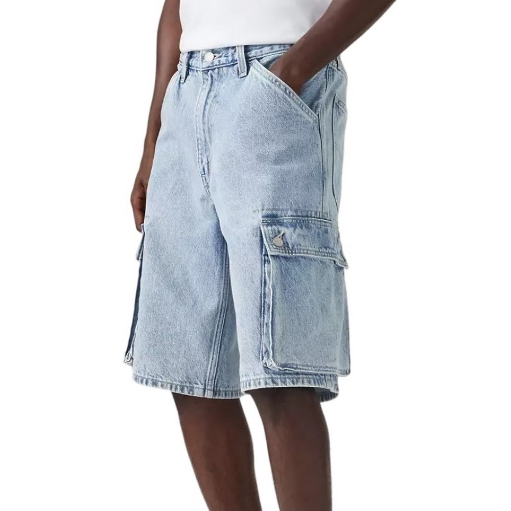 LEVIS 478 BAGGY CARGO SHORTS001GU0004 ΒΕΡΜΟΥΔΑ ΑΝΔΡΙΚΗ INDIGO