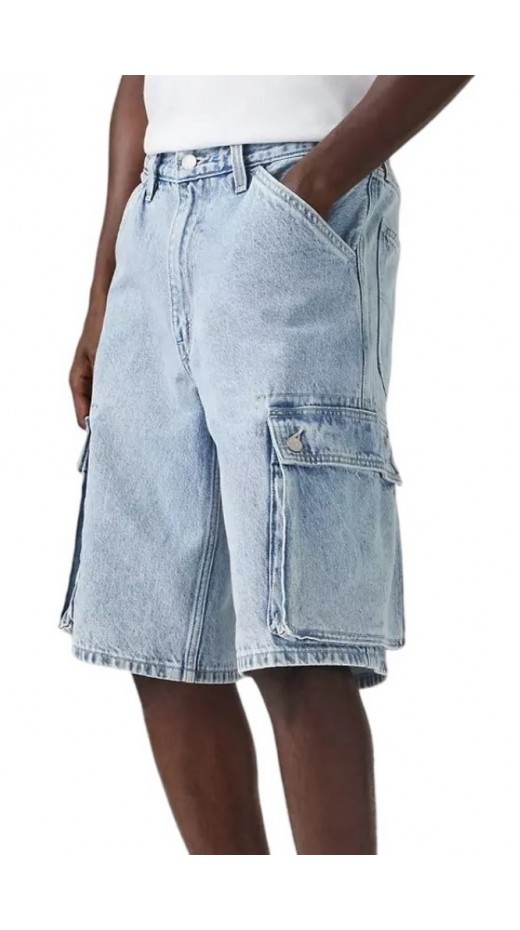 478 BAGGY CARGO SHORTS001GU0004 ΒΕΡΜΟΥΔΑ ΑΝΔΡΙΚΗ INDIGO
