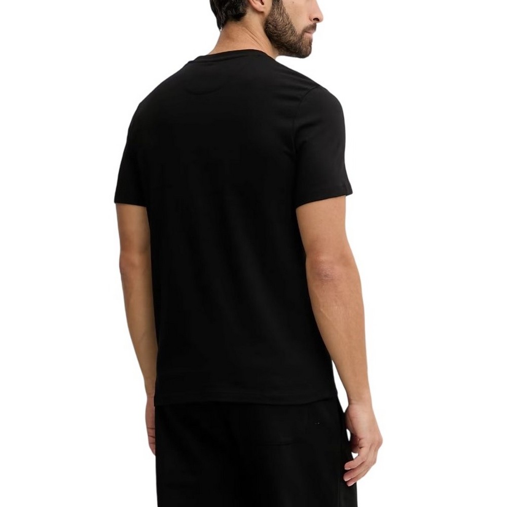 GUESS LUTA CN T-SHIRT  ΜΠΛΟΥΖΑ ΑΝΔΡΙΚΗ BLACK