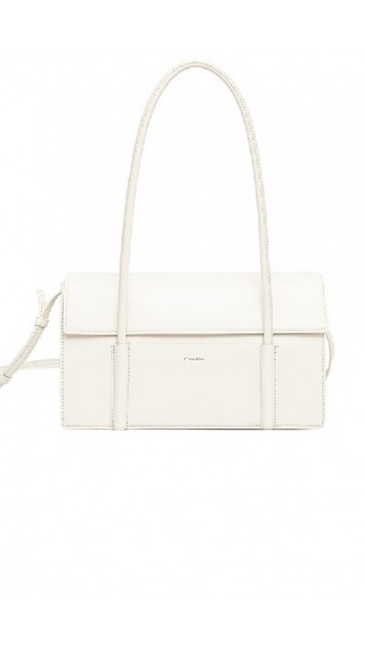 CALVIN KLEIN LINN SHOULDER BAG ΤΣΑΝΤΑ ΓΥΝΑΙΚΕΙΑ OFF WHITE