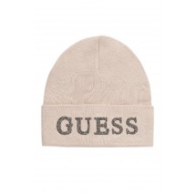 GUESS BEANIE ΣΚΟΥΦΟΣ ΓΥΝΑΙΚΕΙΟΣ BEIGE