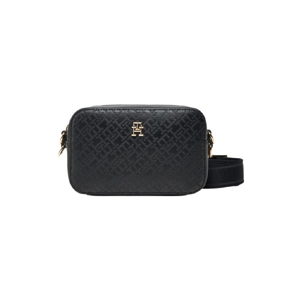 TOMMY HILFIGER DISTINCT CAMERA BAG MONO ΤΣΑΝΤΑ ΓΥΝΑΙΚΕΙΑ BLACK