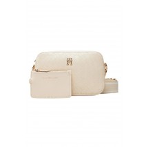 TOMMY HILFIGER DISTINCT CAMERA BAG MONO ΤΣΑΝΤΑ ΓΥΝΑΙΚΕΙΑ OFF WHITE