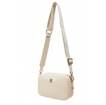 TOMMY HILFIGER DISTINCT CAMERA BAG MONO ΤΣΑΝΤΑ ΓΥΝΑΙΚΕΙΑ OFF WHITE
