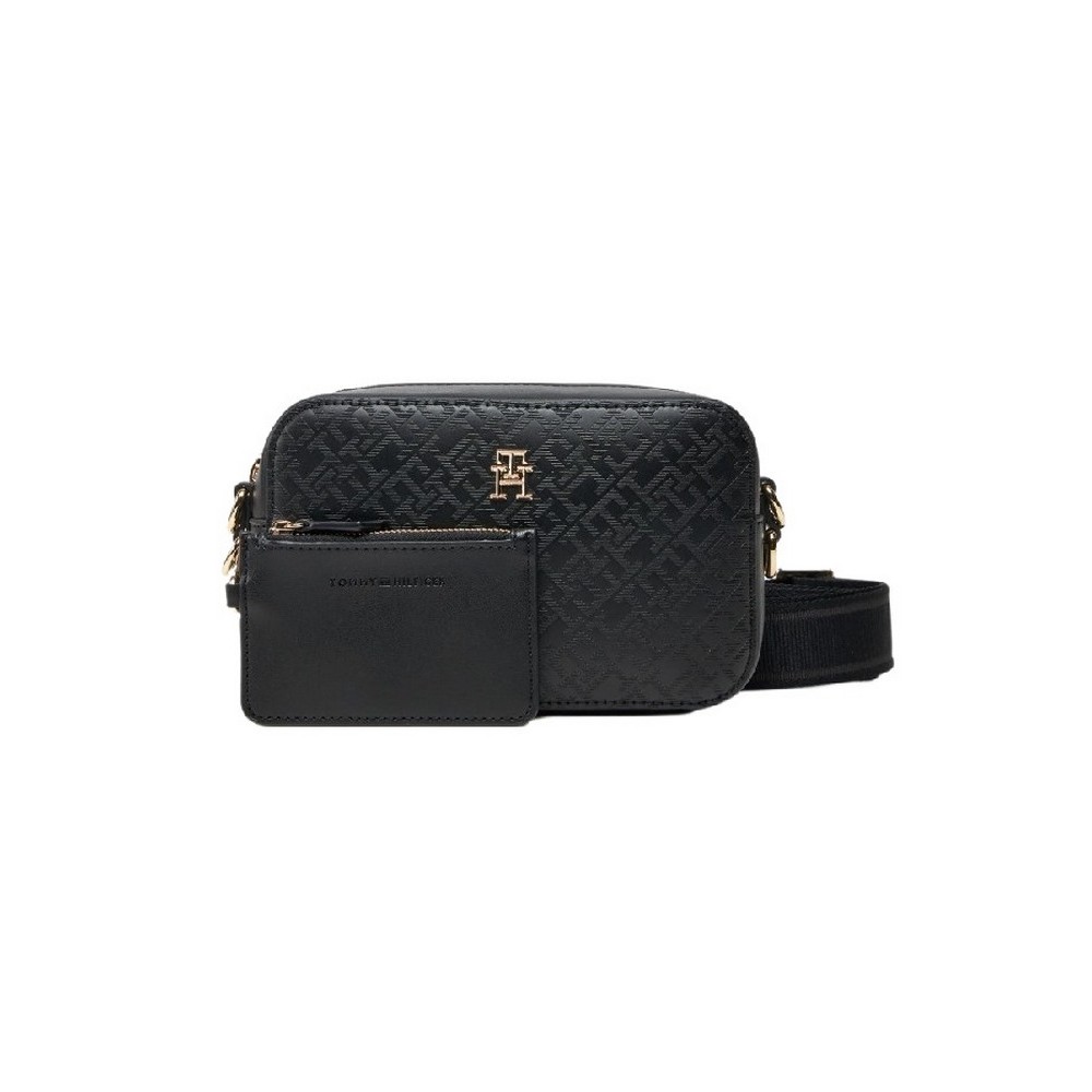 TOMMY HILFIGER DISTINCT CAMERA BAG MONO ΤΣΑΝΤΑ ΓΥΝΑΙΚΕΙΑ BLACK