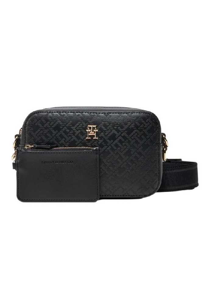 TOMMY HILFIGER DISTINCT CAMERA BAG MONO ΤΣΑΝΤΑ ΓΥΝΑΙΚΕΙΑ BLACK