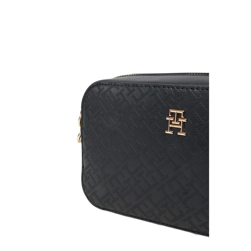 TOMMY HILFIGER DISTINCT CAMERA BAG MONO ΤΣΑΝΤΑ ΓΥΝΑΙΚΕΙΑ BLACK