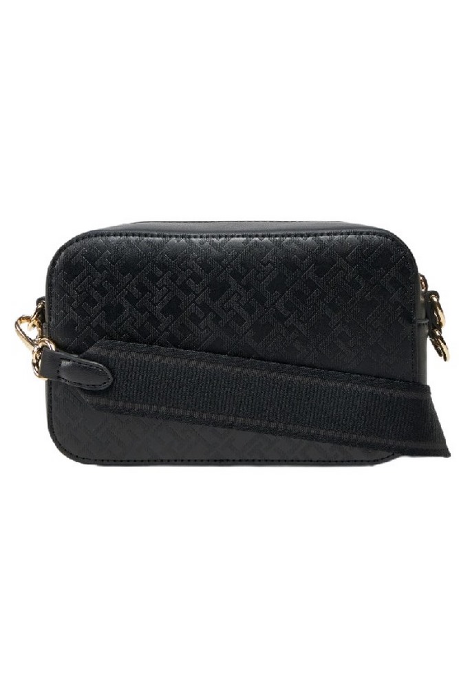 TOMMY HILFIGER DISTINCT CAMERA BAG MONO ΤΣΑΝΤΑ ΓΥΝΑΙΚΕΙΑ BLACK