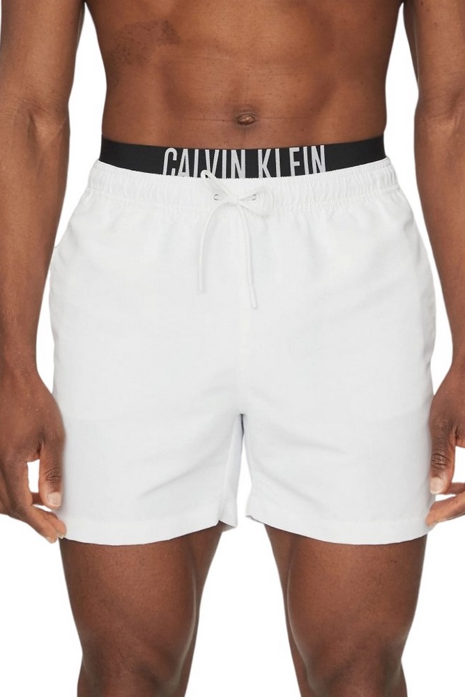 CALVIN KLEIN JEANS MEDIUM DOUBLE WB ΜΑΓΙΟ ΑΝΔΡΙΚΟ WHITE