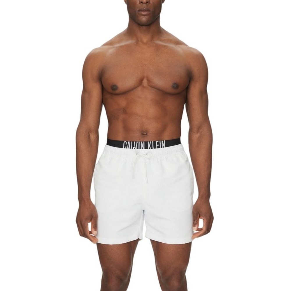 CALVIN KLEIN JEANS MEDIUM DOUBLE WB ΜΑΓΙΟ ΑΝΔΡΙΚΟ WHITE
