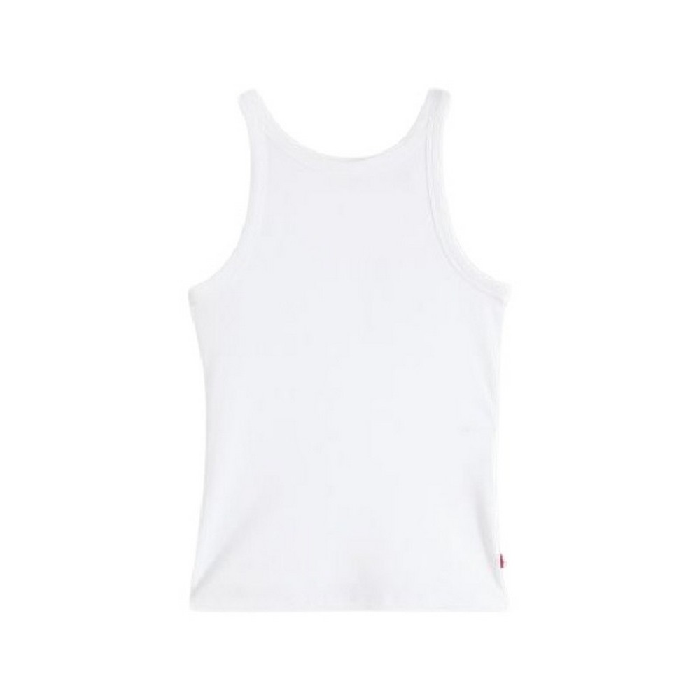 LEVIS ESSENTIAL RIBBED TANK ΤΟΠ ΓΥΝΑΙΚΕΙΟ WHITE