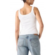 LEVIS ESSENTIAL RIBBED TANK ΤΟΠ ΓΥΝΑΙΚΕΙΟ WHITE