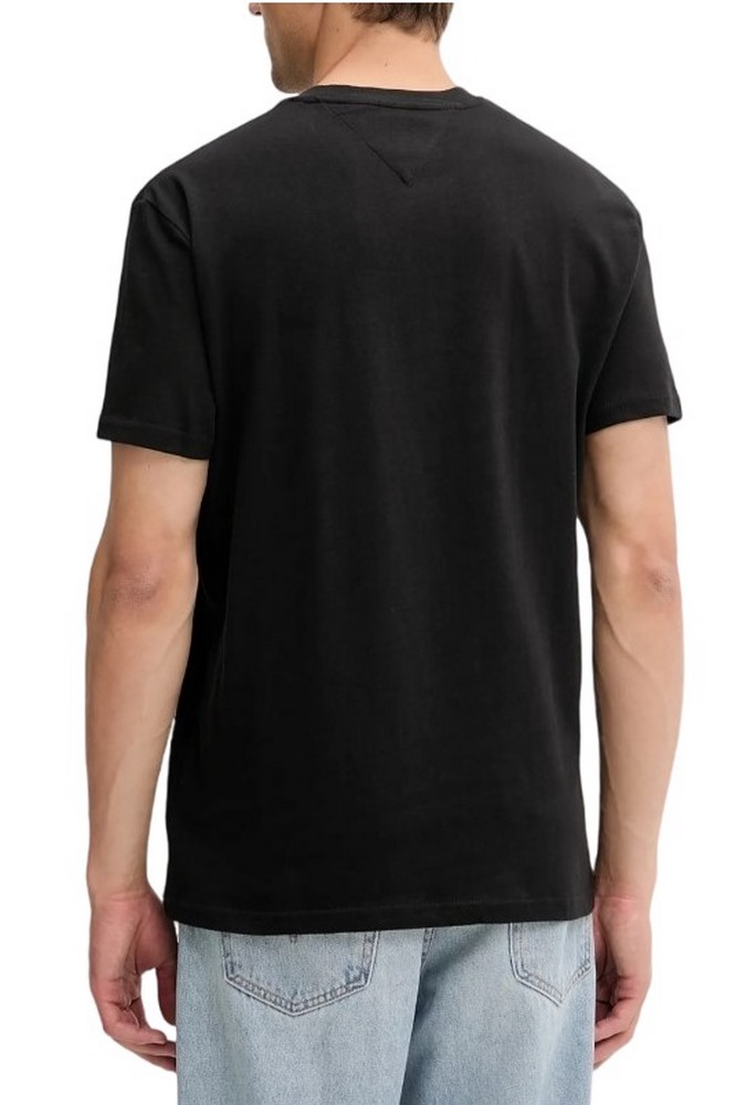 TOMMY JEANS REG BADGE PLAY TEE T-SHIRT ΜΠΛΟΥΖΑ ΑΝΔΡΙΚΗ BLACK