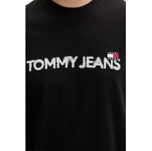 TOMMY JEANS REG BADGE PLAY TEE T-SHIRT ΜΠΛΟΥΖΑ ΑΝΔΡΙΚΗ BLACK