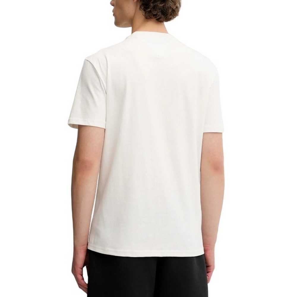TOMMY JEANS REG BADGE PLAY TEE T-SHIRT ΜΠΛΟΥΖΑ ΑΝΔΡΙΚΗ OFF WHITE