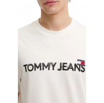 TOMMY JEANS REG BADGE PLAY TEE T-SHIRT ΜΠΛΟΥΖΑ ΑΝΔΡΙΚΗ OFF WHITE
