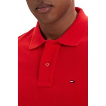 TOMMY JEANS REG ESS POLO EXT T-SHIRT ΜΠΛΟΥΖΑ ΑΝΔΡΙΚΗ RED