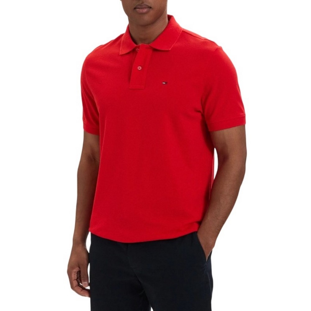 TOMMY JEANS REG ESS POLO EXT T-SHIRT ΜΠΛΟΥΖΑ ΑΝΔΡΙΚΗ RED