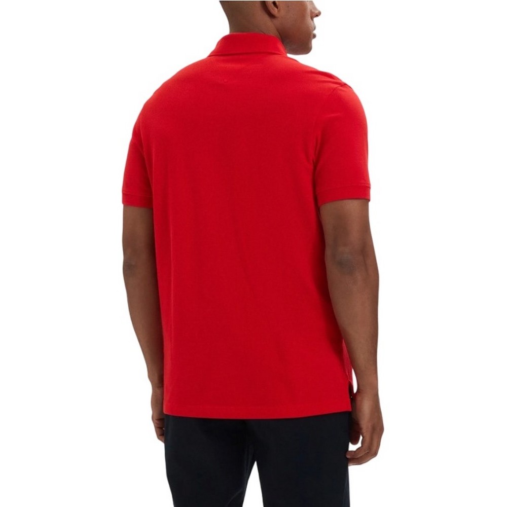 TOMMY JEANS REG ESS POLO EXT T-SHIRT ΜΠΛΟΥΖΑ ΑΝΔΡΙΚΗ RED