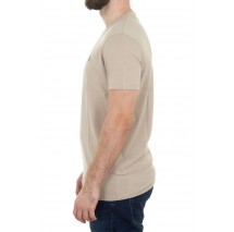 U.S.POLO MICK 000148 EH33 TSHIRT ΜΠΛΟΥΖΑ ΑΝΔΡΙΚΗ BEIGE
