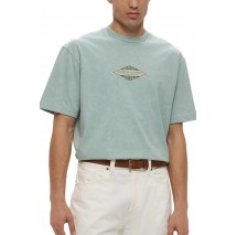 GUESS TRADEMARK TEE T-SHIRT ΜΠΛΟΥΖΑ ΑΝΔΡΙΚΗ MINT