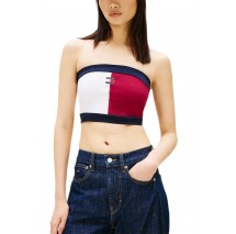 TOMMY JEANS FLAG BADGE TUBE TOP ΤΟΠ ΓΥΝΑΙΚΕΙΟ MULTI