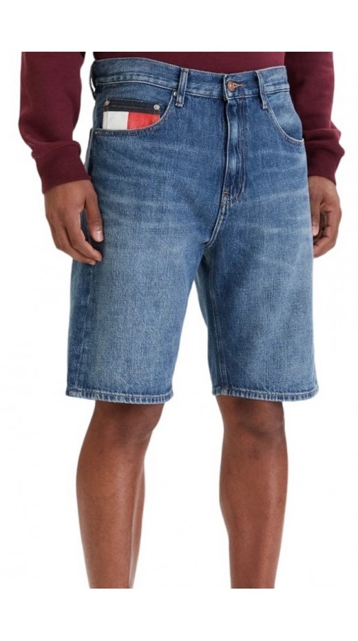TOMMY JEANS OTIS SHORT RWB BJ8054 ΤΖΙΝ ΒΕΡΜΟΥΔΑ ΑΝΔΡΙΚΗ DENIM DARK