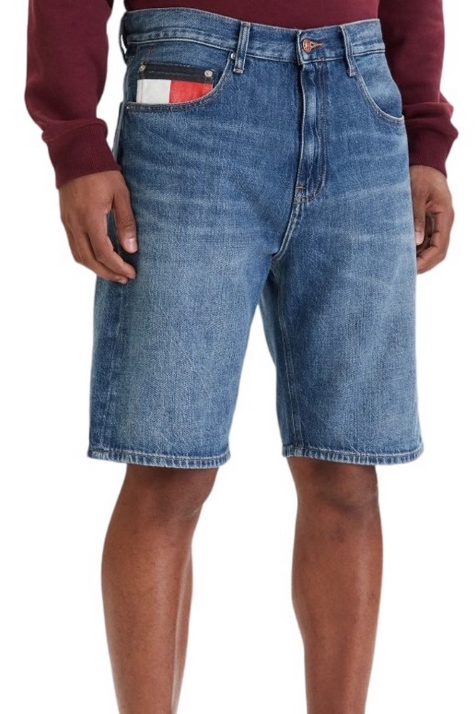 TOMMY JEANS OTIS SHORT RWB BJ8054 ΤΖΙΝ ΒΕΡΜΟΥΔΑ ΑΝΔΡΙΚΗ DENIM DARK