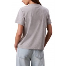 CALVIN KLEIN JEANS HR SS CLSSC MNLG CNC T-SHIRT ΜΠΛΟΥΖΑ ΓΥΝΑΙΚΕΙΑ GREY