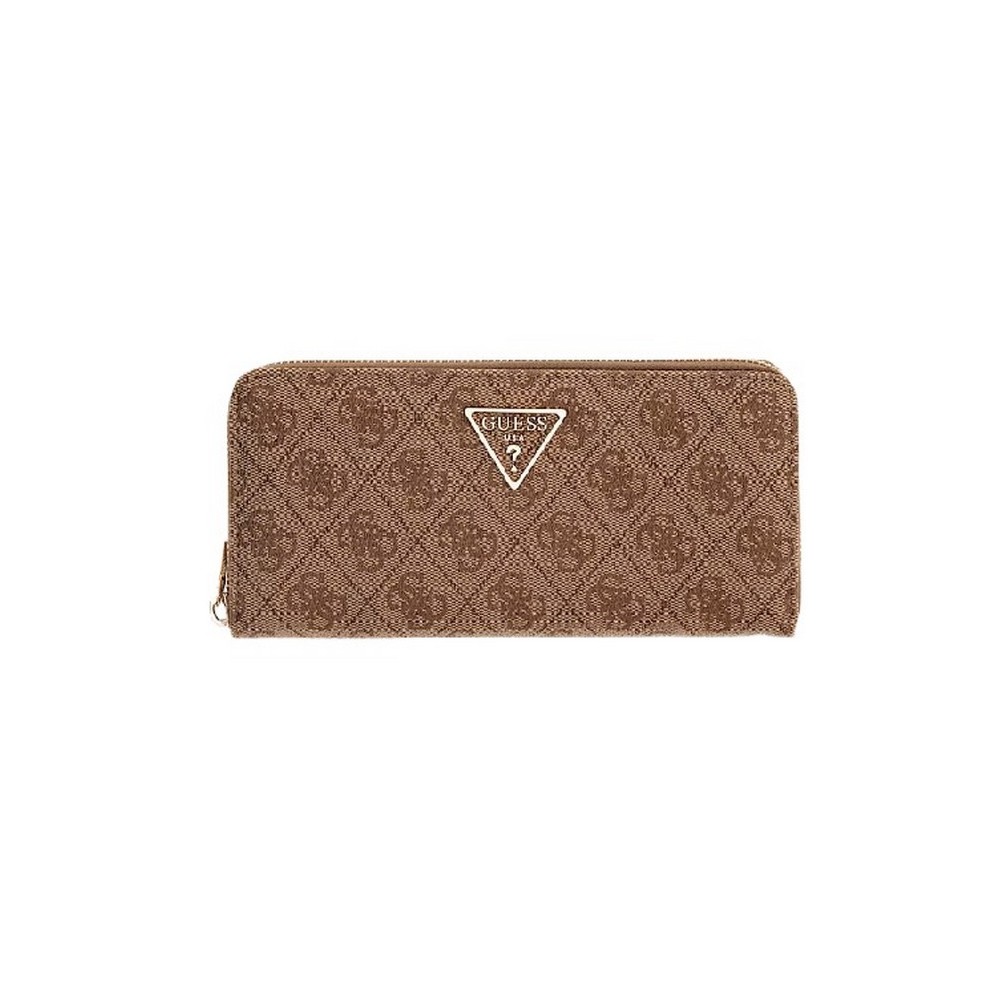 GUESS LAUREL SLG LARGE ZIP AROUND ΠΟΡΤΟΦΟΛΙ ΓΥΝΑΙΚΕΙΟ LATTE