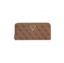 GUESS LAUREL SLG LARGE ZIP AROUND ΠΟΡΤΟΦΟΛΙ ΓΥΝΑΙΚΕΙΟ LATTE