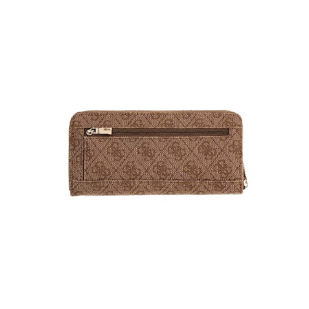 GUESS LAUREL SLG LARGE ZIP AROUND ΠΟΡΤΟΦΟΛΙ ΓΥΝΑΙΚΕΙΟ LATTE