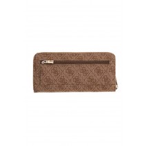 GUESS LAUREL SLG LARGE ZIP AROUND ΠΟΡΤΟΦΟΛΙ ΓΥΝΑΙΚΕΙΟ LATTE