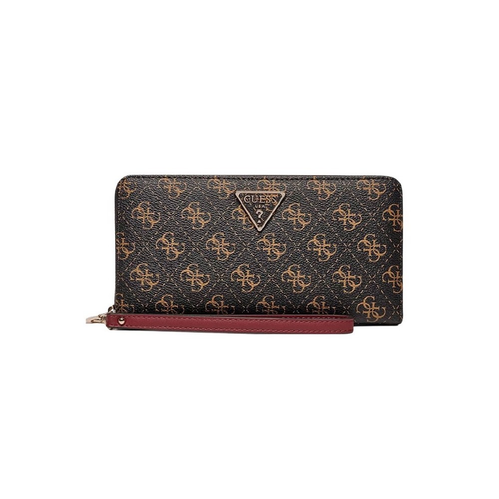 GUESS LAUREL SLG CHEQUE ORGANIZER ΠΟΡΤΟΦΟΛΙ ΓΥΝΑΙΚΕΙΟ BROWN