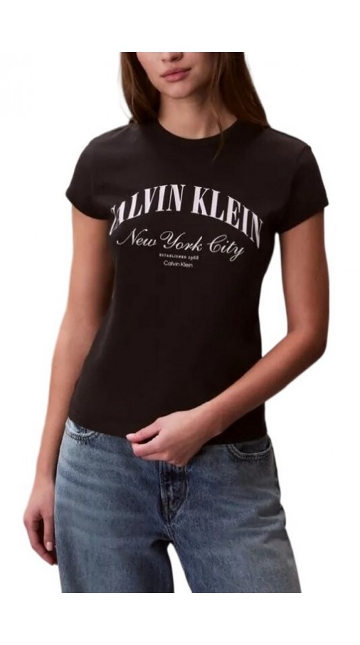 CALVIN KLEIN JEANS GRAPHIC LOGO BABY T-SHIRT ΜΠΛΟΥΖΑ ΓΥΝΑΙΚΕΙΑ BLACK