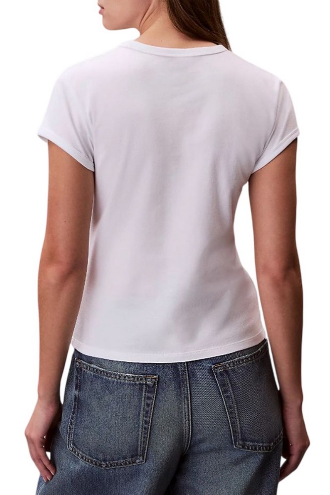 CALVIN KLEIN JEANS GRAPHIC LOGO BABY T-SHIRT ΜΠΛΟΥΖΑ ΓΥΝΑΙΚΕΙΑ BRIGHT WHITE
