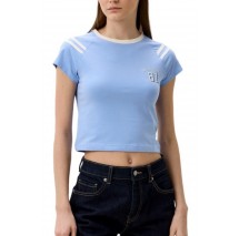 GUESS JEANS SS BABY FIT RAGLAN 81 TEE ΜΠΛΟΥΖΑ ΓΥΝΑΙΚΕΙΑ CIEL