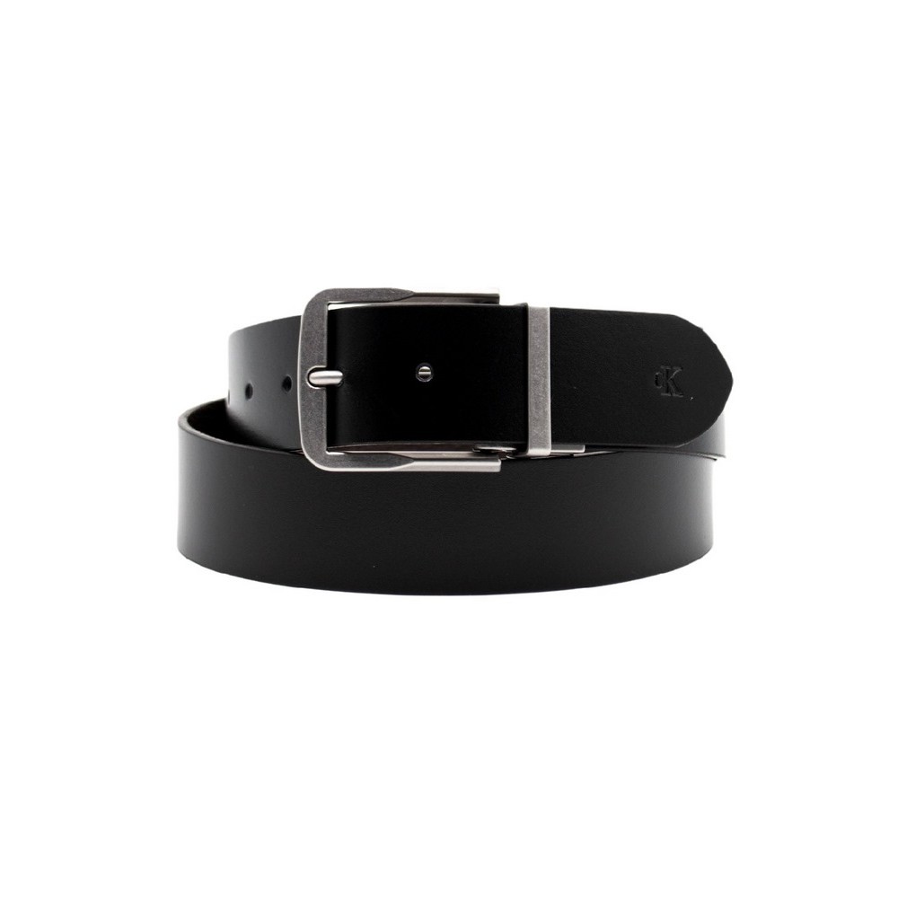 CALVIN KLEIN JEANS FORGED BUCKLE REV BELT 40MM ΖΩΝΗ ΑΝΔΡΙΚΗ BLACK/BROWN